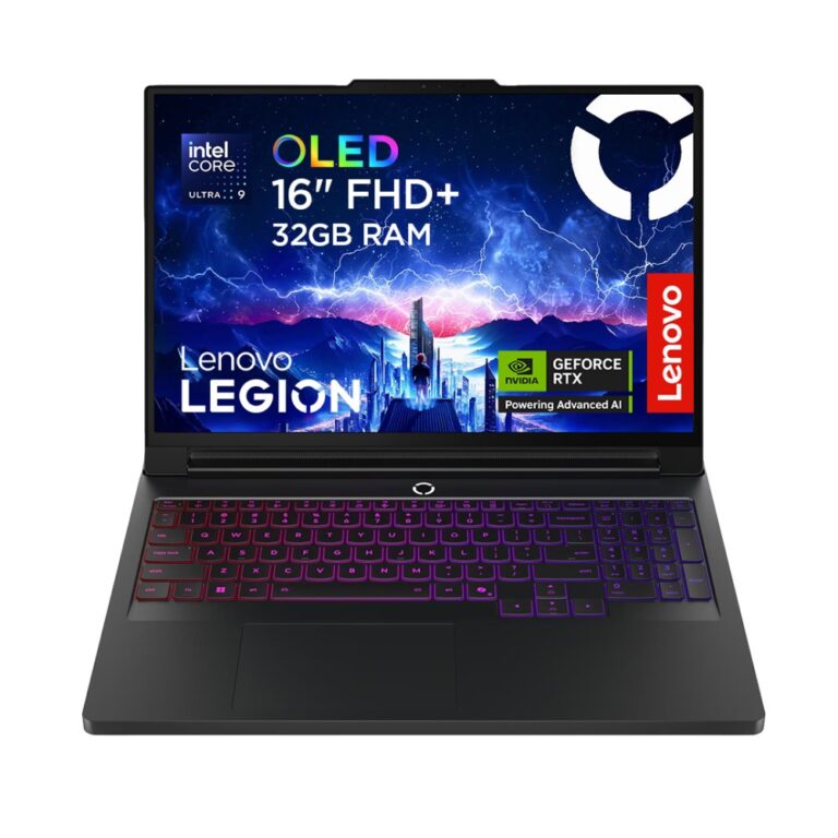 Lenovo Legion Pro 7 16IAX10H 16" WQXGA 240Hz OLED Core Ultra 9 275HX 32GB DDR5 1TB SSD RTX 5080 Windows 11 Black