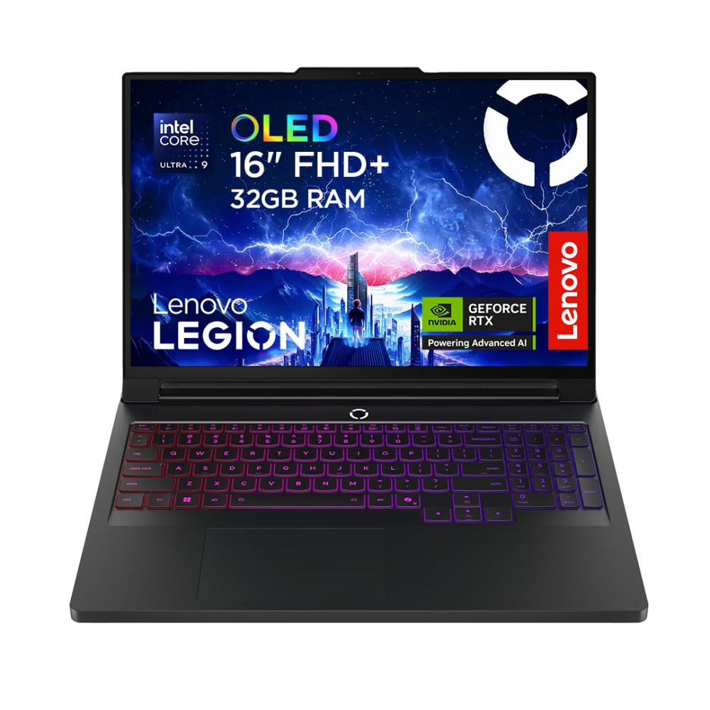 Lenovo Legion Pro 7 16IAX10H 16" WQXGA 240Hz OLED Core Ultra 9 275HX 32GB DDR5 1TB SSD RTX 5080 Windows 11 Black Lenovo Legion Pro 7 16IAX10H 16" WQXGA 240Hz OLED Core Ultra 9 275HX 32GB DDR5 1TB SSD RTX 5080 Windows 11 Black