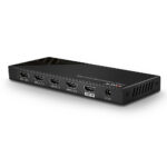 Lindy 4 Port HDMI 2.0 Splitter 1 Input 4 Output 4K 60Hz HDCP 2.2 Black