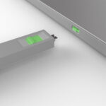 Lindy USB Type-C Port Blocker Pack of 4 Units with 1 Key Green