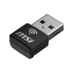 MSI AX1800 Nano USB Adapter Wi-Fi 6 1201 Mbit/s Dual Band Black