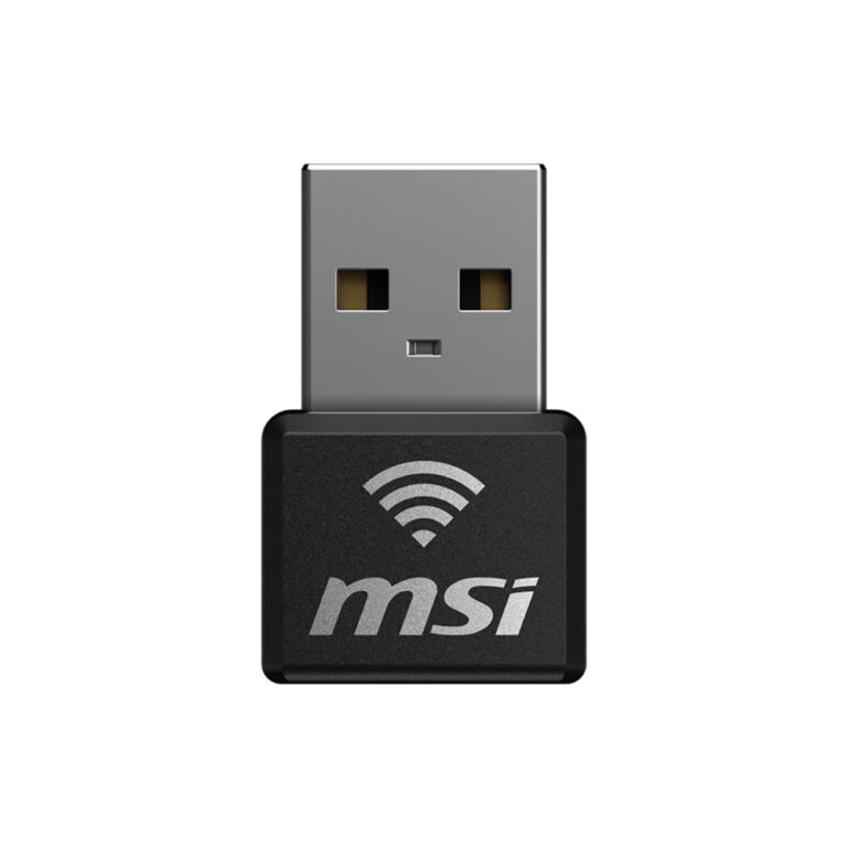 MSI AX1800 Nano USB Adapter Wi-Fi 6 1201 Mbit/s Dual Band Black