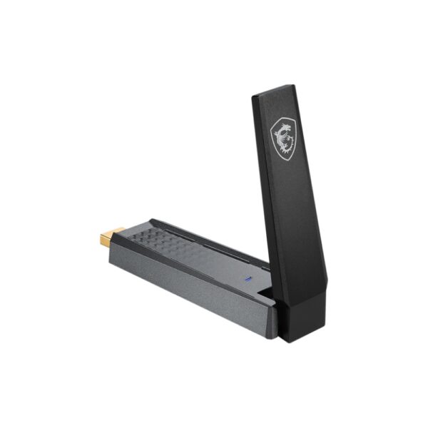MSI AX1800 Wi-Fi 6 USB Wireless Adapter Dual-band 1201 Mbit/s Black