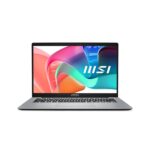 MSI Modern 13 Laptop 13.3" Full HD Intel Core i3-1315U 8GB RAM 512GB SSD Windows 11 Home Silver and Black