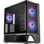 MSI MPG VIXTA 300R AIRFLOW PZ Midi Tower Computer Case Black Supports ATX, Micro ATX, Mini-ITX