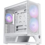 MSI MPG VIXTA 300R AIRFLOW PZ Midi Tower PC Case ATX mATX Mini-ITX RGB White