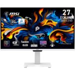 MSI PRO MAX 271UPXW12G 27" UHD 3840x2160 120Hz QD-OLED Monitor White