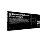 Multibrackets M Universal Wallmount Fixed Medium for 32" to 65" TVs, VESA 200x200 to 400x400, 50kg, Black