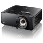 Optoma PK52 Standard Throw Laser Projector UHD 4K 3840x2160 3500 ANSI Lumens DLP HDR 3D Smart Black