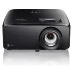 Optoma PK52 Standard Throw Laser Projector UHD 4K 3840x2160 3500 ANSI Lumens DLP HDR 3D Smart Black