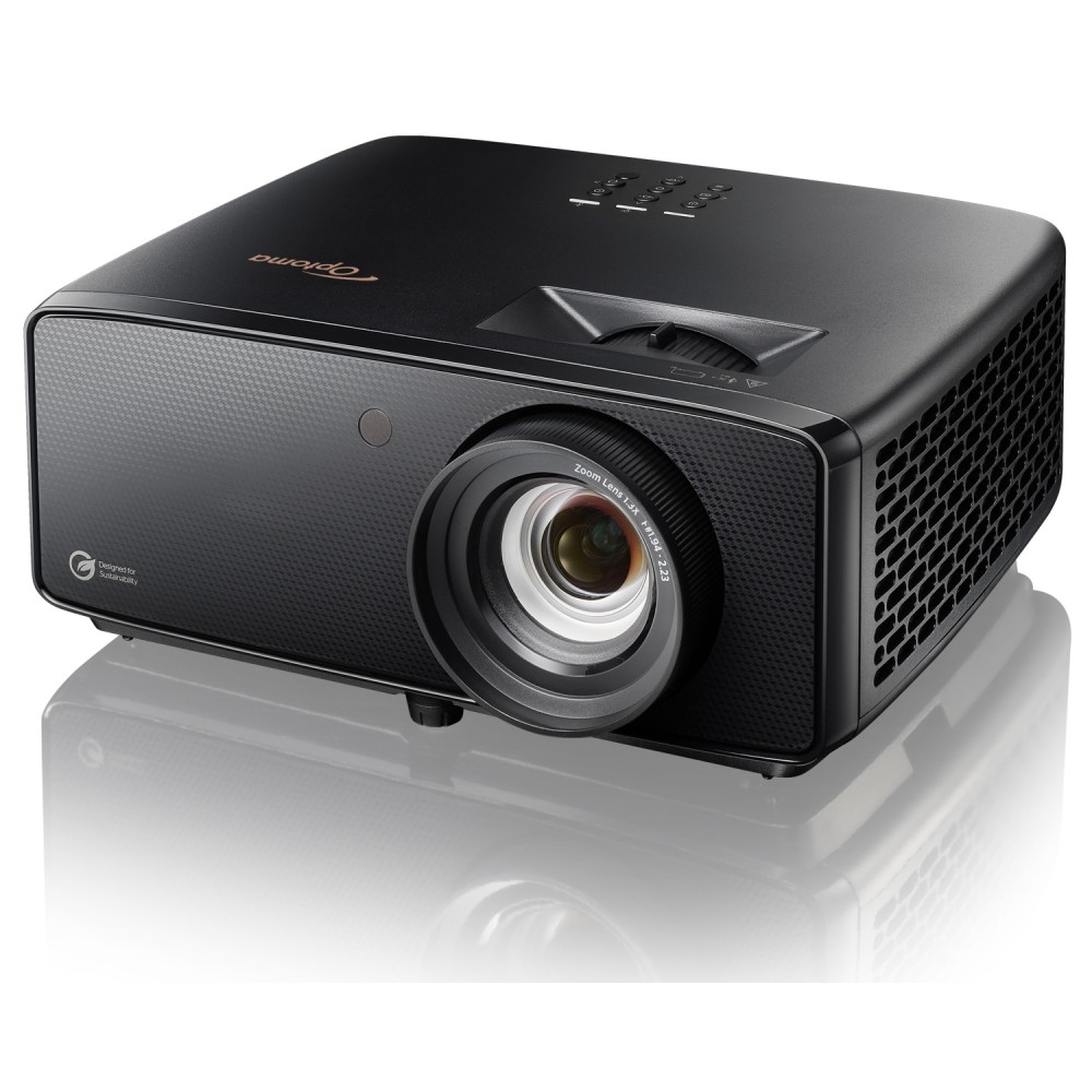 Optoma PK52 Standard Throw Laser Projector UHD 4K 3840x2160 3500 ANSI Lumens DLP HDR 3D Smart Black Optoma PK52 Standard Throw Laser Projector UHD 4K 3840x2160 3500 ANSI Lumens DLP HDR 3D Smart Black
