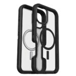 OtterBox Defender Series XT Clear Case for Apple iPhone 16 Plus MagSafe Compatible Dark Side