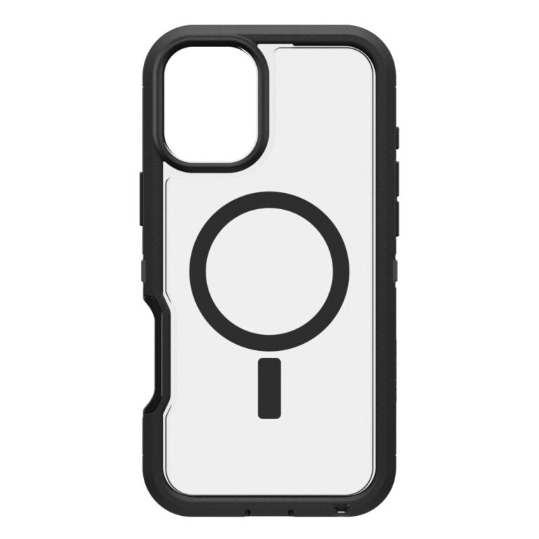 OtterBox Defender Series XT Clear Case for Apple iPhone 16 Plus MagSafe Compatible Dark Side