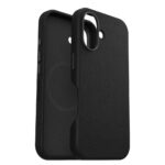 OtterBox Symmetry Series Cactus Leather Case for iPhone 16 MagSafe Drop Proof MIL-STD-810G in Noir Ash