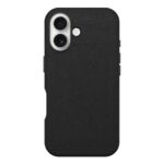 OtterBox Symmetry Series Cactus Leather Case for iPhone 16 MagSafe Drop Proof MIL-STD-810G in Noir Ash