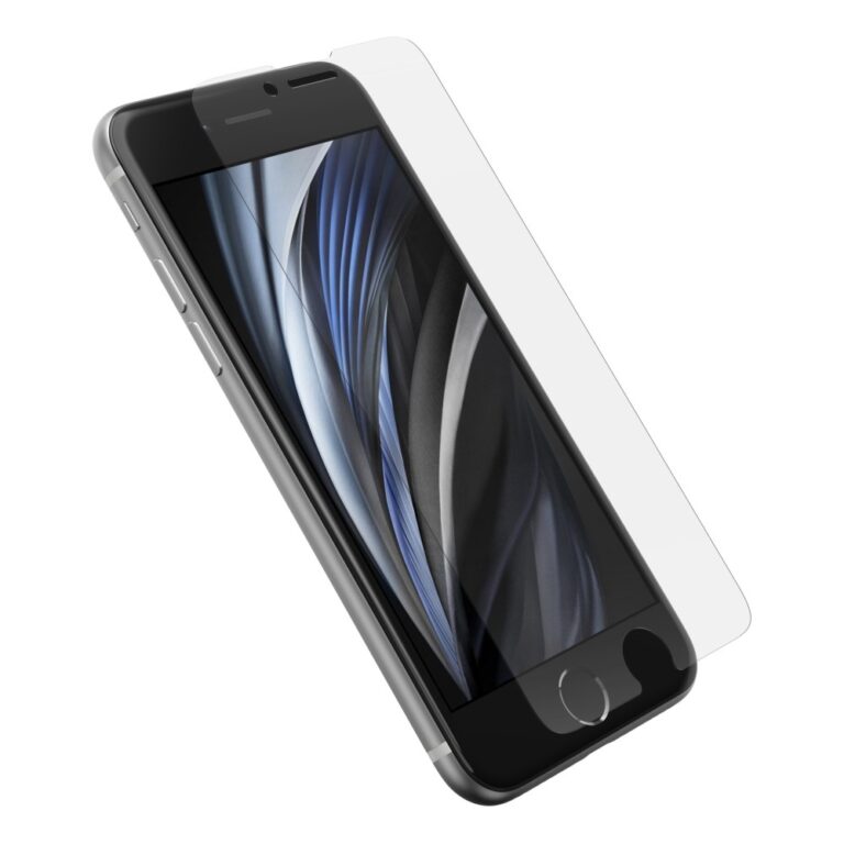 OtterBox Trusted Glass Series Clear Screen Protector for iPhone SE (2nd gen) 8 7 6 6s, 4.7" Transparent