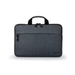PORT Designs Belize 13.3" Laptop Sleeve Grey with Front Pocket and Removable Shoulder Strap