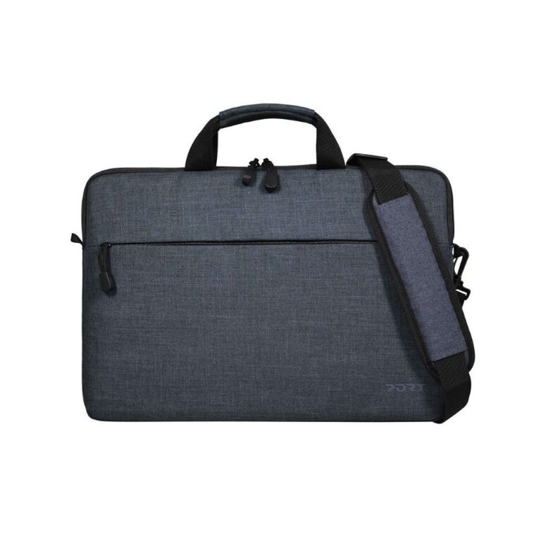 PORT Designs Belize 13.3" Laptop Sleeve Grey with Front Pocket and Removable Shoulder Strap
