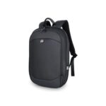 PORT Designs Chicago Evo 16" Laptop Backpack Expandable 6L to 14L Black Water Repellent Recycled