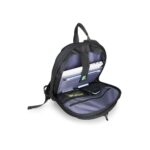 PORT Designs Chicago Evo 16" Laptop Backpack Expandable 6L to 14L Black Water Repellent Recycled