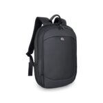 PORT Designs Chicago Evo 16" Laptop Backpack Expandable 6L to 14L Black Water Repellent Recycled