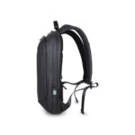 PORT Designs Chicago Evo 16" Laptop Backpack Expandable 6L to 14L Black Water Repellent Recycled