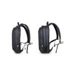 PORT Designs Chicago Evo 16" Laptop Backpack Expandable 6L to 14L Black Water Repellent Recycled