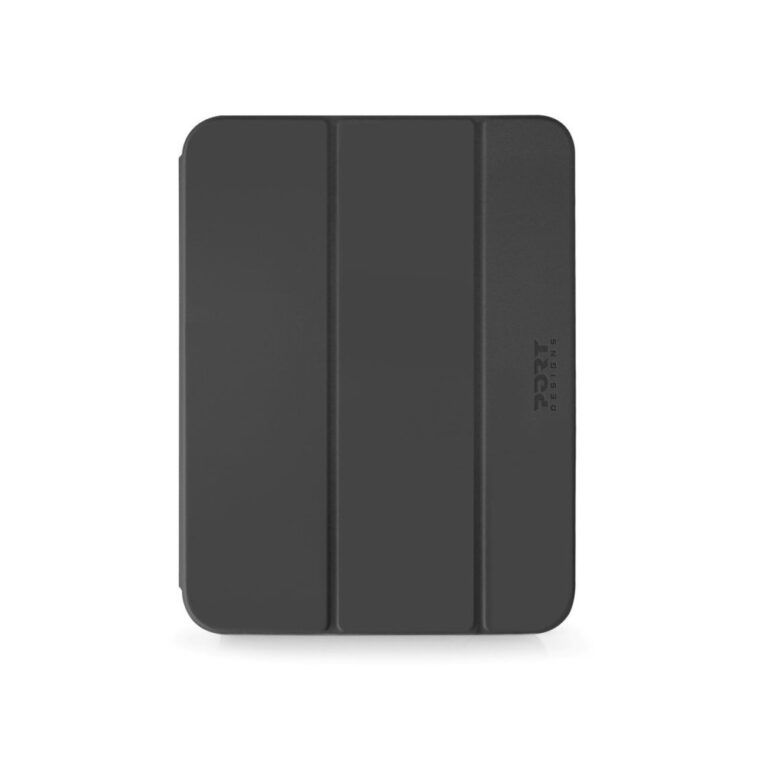 Port Designs Noumea II Slimclear Eco Flip Case for iPad 10.9" Black Transparent Recycled PET