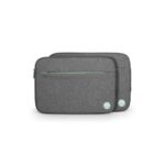 Port Designs Yosemite Eco Sleeve Case for 15.6" Laptops Grey Recycled Material Front Pocket