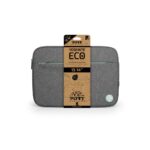 Port Designs Yosemite Eco Sleeve Case for 15.6" Laptops Grey Recycled Material Front Pocket