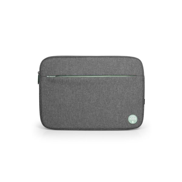 Port Designs Yosemite Eco Sleeve Case for 15.6" Laptops Grey Recycled Material Front Pocket