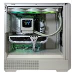 Retro Gaming PC AMD Ryzen 7 7700X3D 8 Core RX 9070 XT 16GB 32GB DDR5 1TB NVMe SSD Wi-Fi 7 Windows 11 White Tower