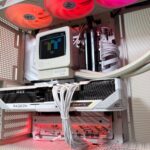 Retro Gaming PC AMD Ryzen 7 7700X3D 8 Core RX 9070 XT 16GB 32GB DDR5 1TB NVMe SSD Wi-Fi 7 Windows 11 White Tower