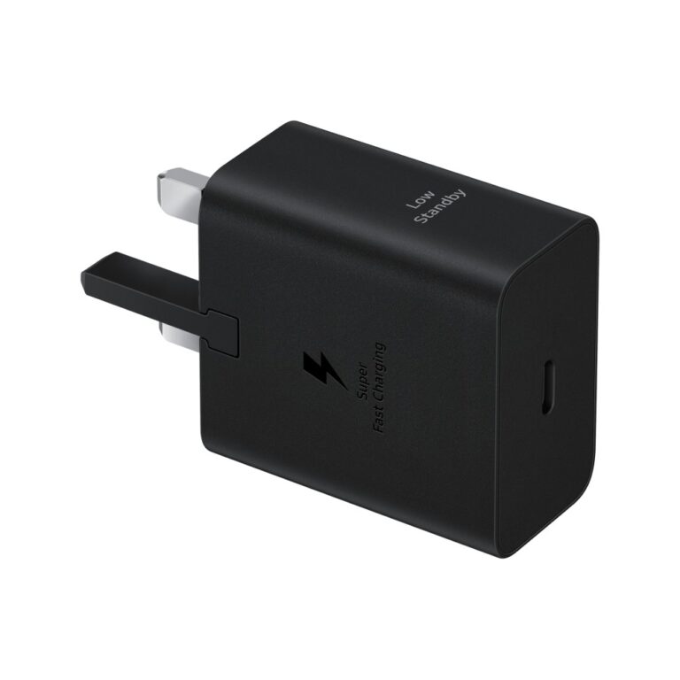 Samsung 45W Super Fast Charger 2.0 Power Adapter USB-C USB Power Delivery 3.0 Without Cable Black