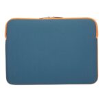 Targus Pulse II EcoSmart Laptop Sleeve Case 14" Neoprene GRS Certified Water Repellent Blue, Orange