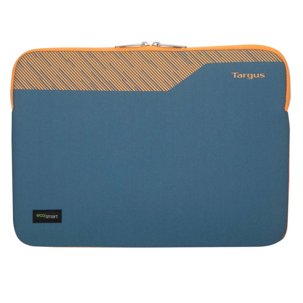 Targus Pulse II EcoSmart Laptop Sleeve Case 14" Neoprene GRS Certified Water Repellent Blue, Orange Targus Pulse II EcoSmart Laptop Sleeve Case 14" Neoprene GRS Certified Water Repellent Blue, Orange