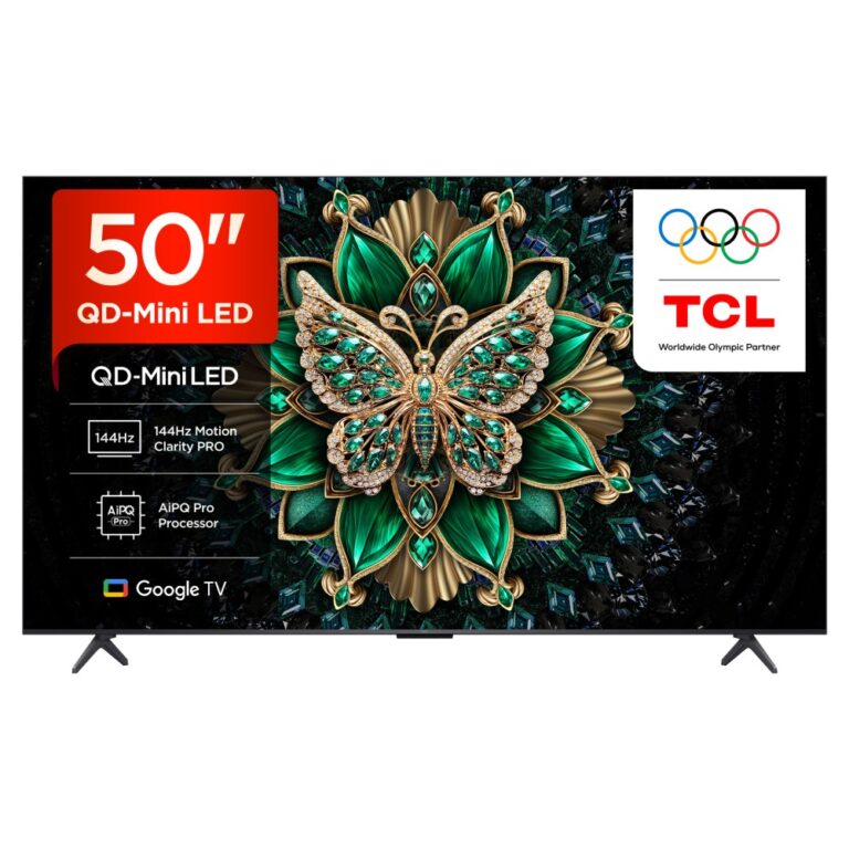 TCL C6K 50" QD-Mini LED 4K Ultra HD 144Hz Smart TV Metallic
