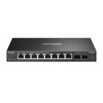 TP-Link ES210X-M2 Managed Network Switch 8x 2.5G Ethernet Ports 2 SFP+ Slots Black