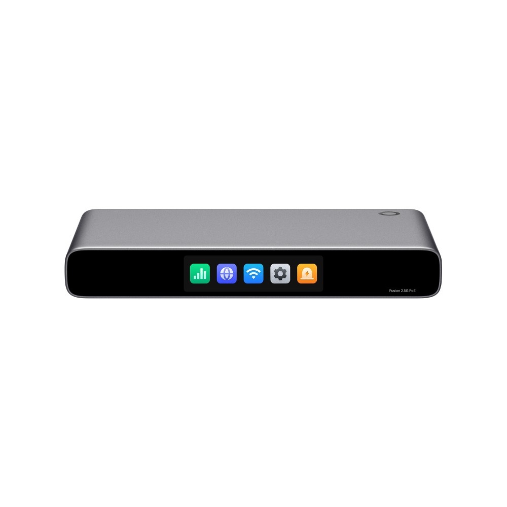 TP-Link Omada Fusion 2.5G PoE Gateway Controller 2.5Gbps 9 Ports PoE+ Touchscreen 2GB RAM Black TP-Link Omada Fusion 2.5G PoE Gateway Controller 2.5Gbps 9 Ports PoE+ Touchscreen 2GB RAM Black