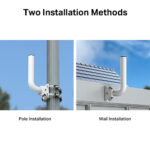 TP-Link Omada TL-APM200 Pole/Wall Mount Kit for Outdoor Access Point White Stainless Steel