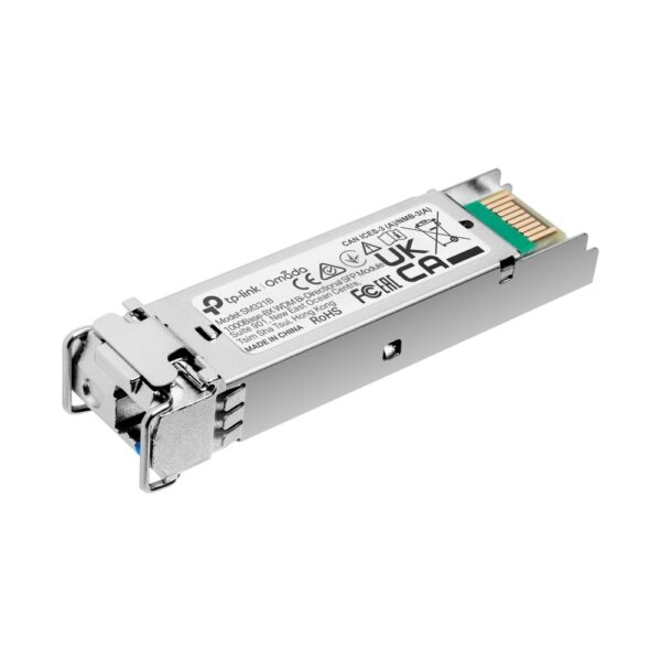 TP-Link Omada TL-SM321B 1000Base-BX SFP Module 1G 20km Single-mode Fibre Transceiver DDM Hot-swap