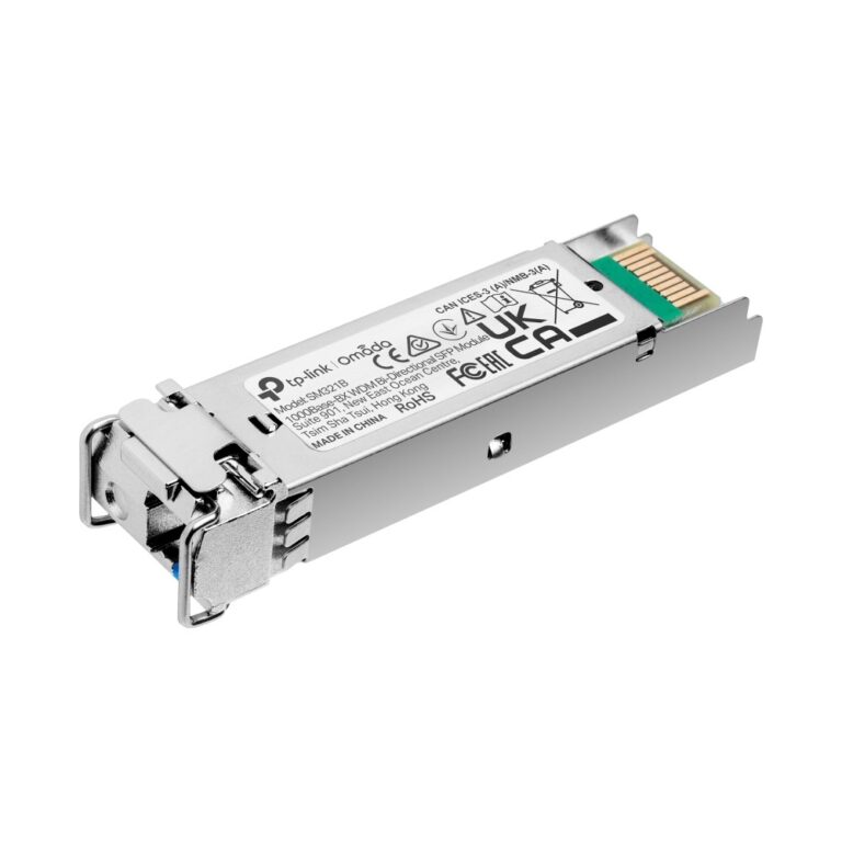 TP-Link Omada TL-SM321B 1000Base-BX SFP Module 1G 20km Single-mode Fibre Transceiver DDM Hot-swap