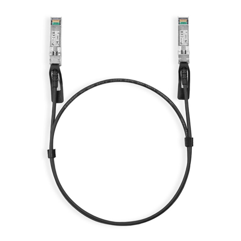 TP-Link Omada TL-SM5220-1M SFP+ Direct Attach Copper Cable 1 m SFP+ to SFP+ 10 Gbit/s Black
