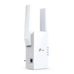 TP-Link RE505X Wi-Fi 6 Range Extender AX1500 Dual Band 1 Gigabit Ethernet Port White