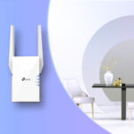 TP-Link RE505X Wi-Fi 6 Range Extender AX1500 Dual Band 1 Gigabit Ethernet Port White