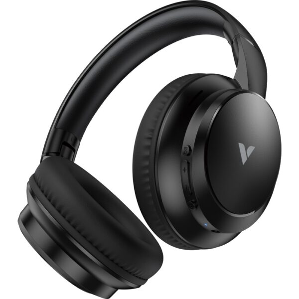 Verbatim TruSound Bluetooth 5.4 Headset Black Wireless Wired 3.5mm Built-in Microphone 10 Hours Playback Foldable