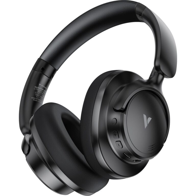 Verbatim TruSound Pro Bluetooth 5.4 Headset with active noise cancellation and built-in mic Black wired and wireless