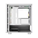 VIDA Spire M Micro Tower Gaming PC Case Micro ATX ITX Support with 3 ARGB Fans and Tempered Glass Side Window White