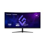 ViewSonic VX3418C-2K 34" Curved Gaming Monitor UWQHD 180Hz VA Panel Black