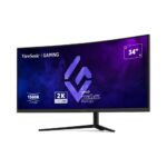 ViewSonic VX3418C-2K 34" Curved Gaming Monitor UWQHD 180Hz VA Panel Black